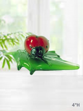 Hand-blown Glass Ladybug